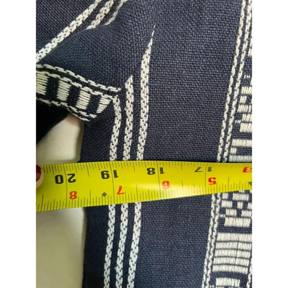 Beach by Exit Mens Pullover Long Sleeve Drawstring Hoodie Baja Jacket Navy Sz M - Picture 4 of 10